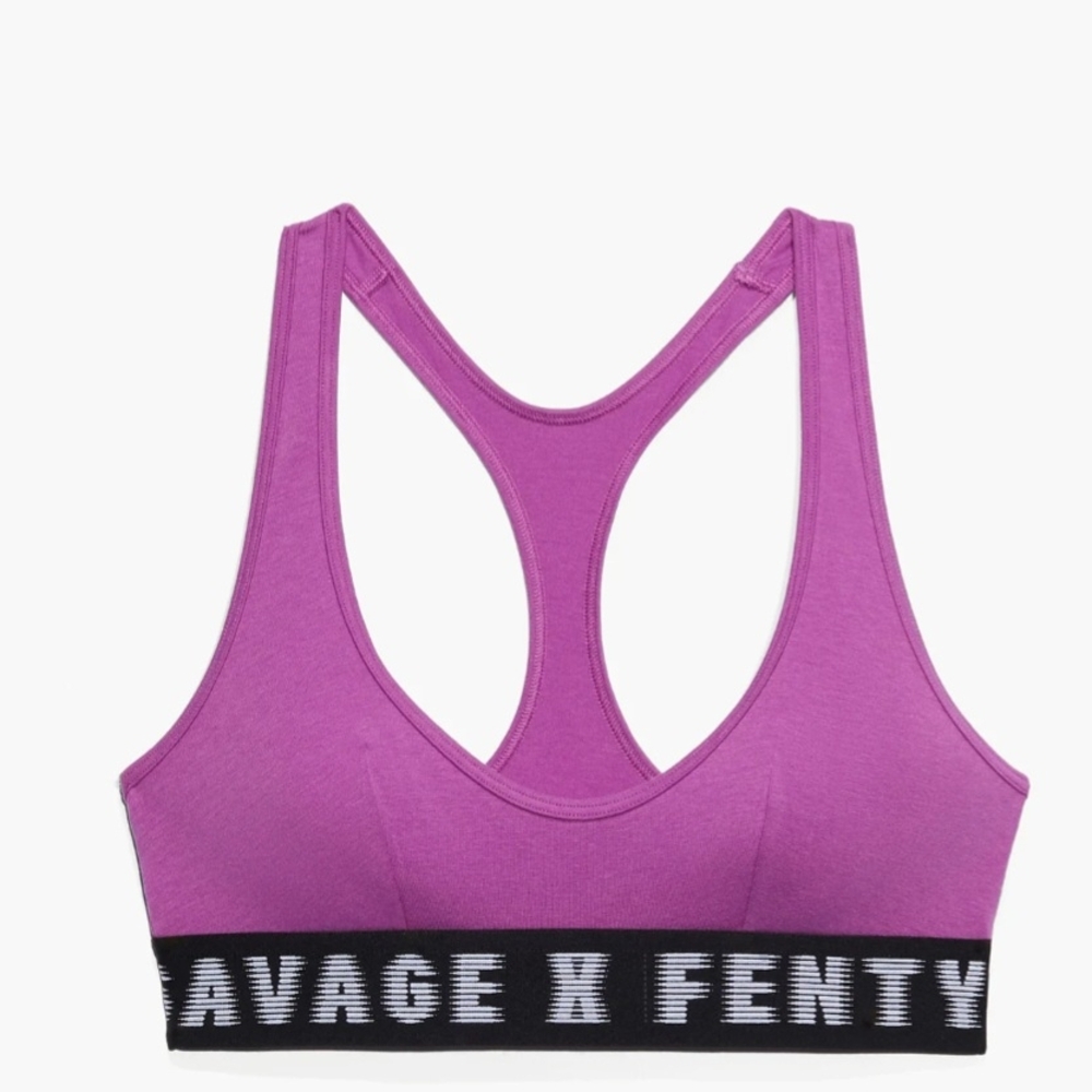 Savage X Fenty Magenta Sports Bra